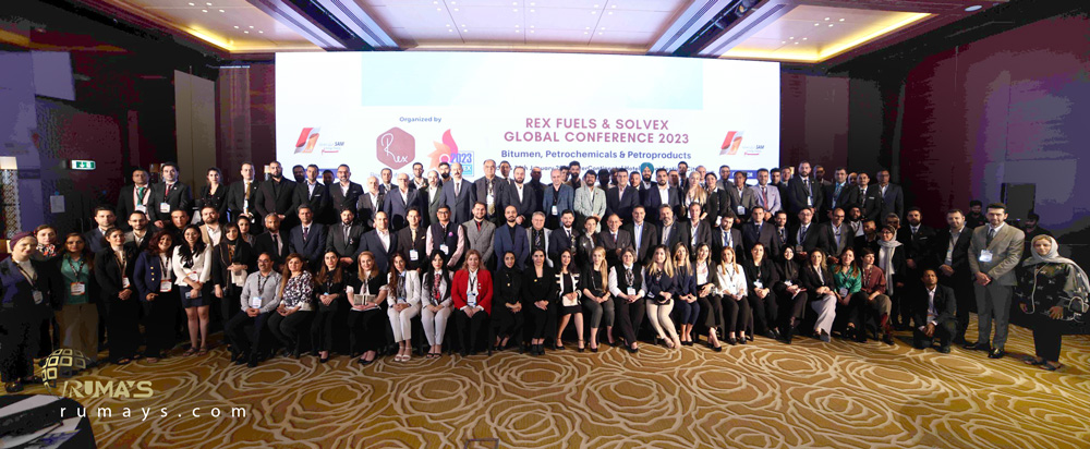 The picture of the participants in the Solvex 2023 conference - Rumays - Rahgozar - Bitumen 